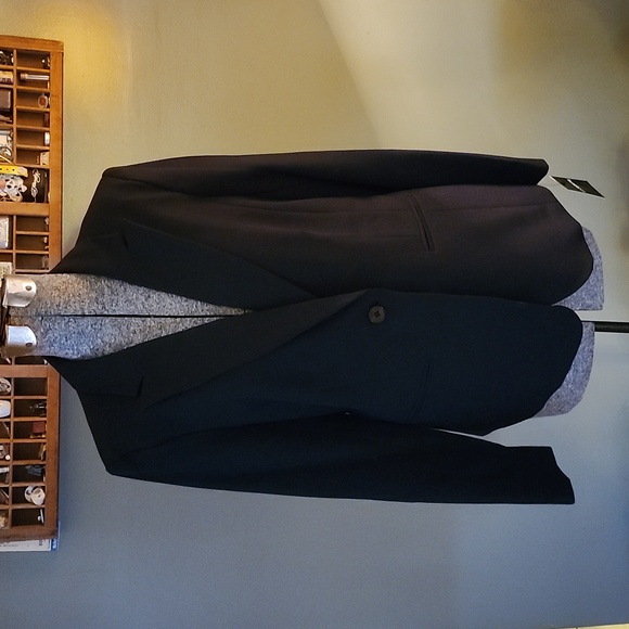 NWT Liz Claiborne Black Blazer large - Picture 1 of 16